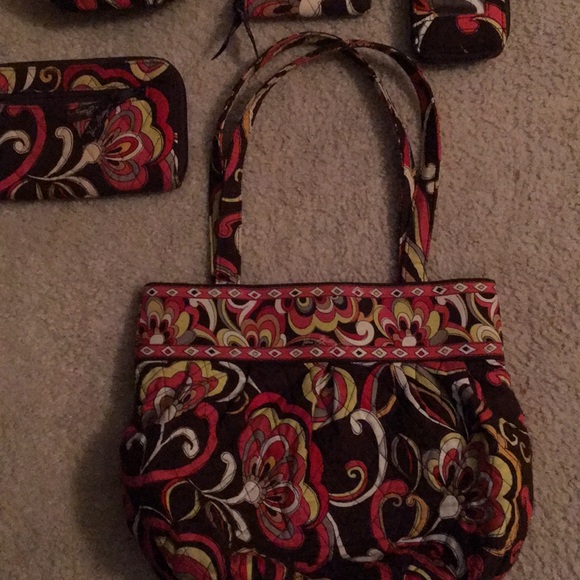Vera Bradley Puccini 5 piece Purse Set - Picture 3 of 6
